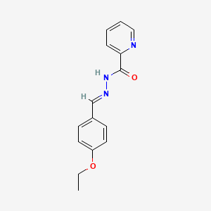 N'-[(E)-(4-ethoxyphenyl)methylidene]pyridine-2-carbohydrazide