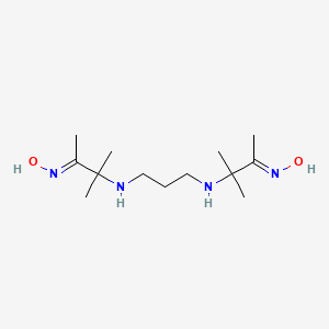 (NE)-N-[3-[3-[[(3E)-3-hydroxyimino-2-methylbutan-2-yl]amino]propylamino]-3-methylbutan-2-ylidene]hydroxylamine