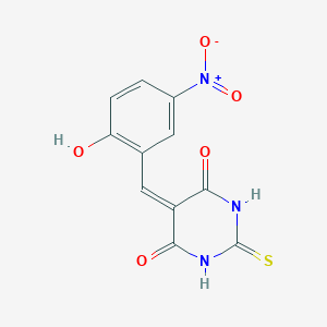 5-(2-hydroxy-5-nitrobenzylidene)-2-thioxodihydro-4,6(1H,5H)-pyrimidinedione