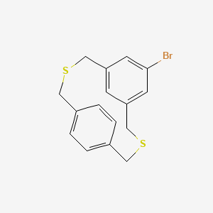 BR-3,11-Dithia-tricyclo(11.2.2.1(5,9))octadeca-1(16),5,7,9(18),13(17),14-hexaene