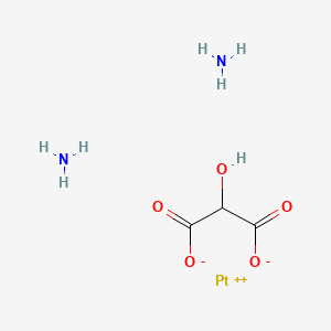 molecular formula C3H8N2O5Pt B1197097 Hydroxymalonatodiammine platinum (II) CAS No. 52260-82-9