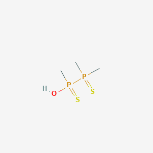 molecular formula C3H10OP2S2 B11970974 1-Hydroxy-1,2,2-trimethyldiphosphine-1,2-dithioxide CAS No. 877395-59-0