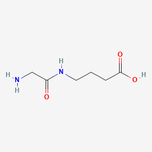 molecular formula C6H12N2O3 B1197100 4-Glycylaminobutyric acid CAS No. 32595-49-6