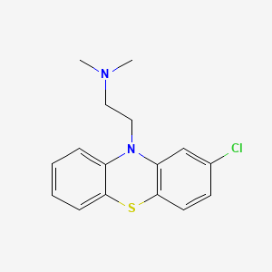 molecular formula C16H17ClN2S B1197114 Chlorphenethazine CAS No. 2095-24-1