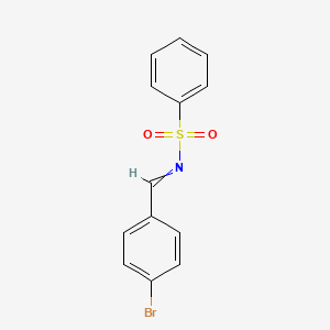 Benzenesulfonamide, N-[(4-bromophenyl)methylene]-