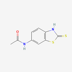 N-(2-Thioxo-2,3-dihydro-1,3-benzothiazol-6-yl)acetamide