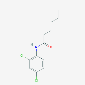 molecular formula C12H15Cl2NO B11971363 N-(2,4-dichlorophenyl)hexanamide CAS No. 303092-30-0