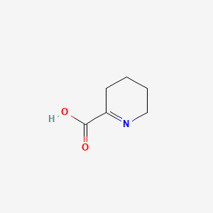 molecular formula C6H9NO2 B1197148 3,4,5,6-Tetrahydropyridine-2-carboxylic acid CAS No. 2756-89-0