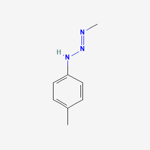 molecular formula C8H11N3 B1197160 1-甲基-3-对甲苯基三氮烯 CAS No. 21124-13-0