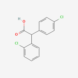 molecular formula C14H10Cl2O2 B1197163 2-(o-Chlorophenyl)-2-(p-chlorophenyl)acetic acid CAS No. 34113-46-7