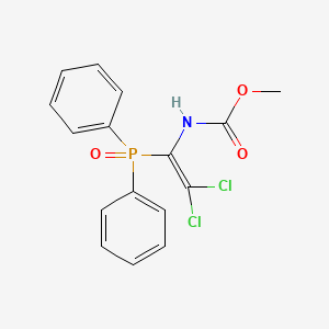 Methyl 2,2-dichloro-1-(diphenylphosphoryl)vinylcarbamate