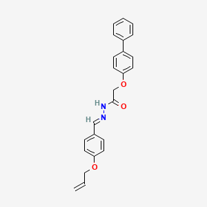 N'-(4-(Allyloxy)benzylidene)-2-((1,1'-biphenyl)-4-yloxy)acetohydrazide