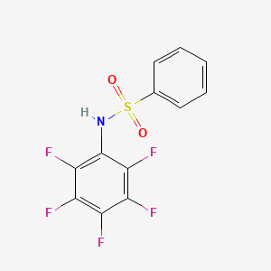 N-(2,3,4,5,6-pentafluorophenyl)benzenesulfonamide