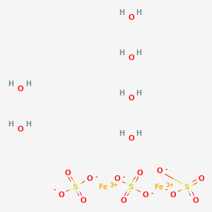 molecular formula Fe2H12O18S3 B1197182 硫酸铁三水合物 CAS No. 13761-89-2