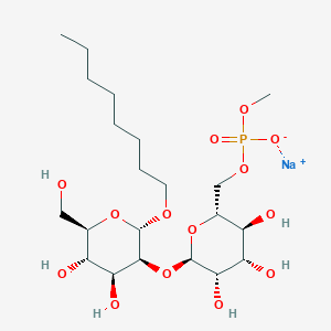 molecular formula C21H40NaO14P B119719 Octyl 2-O-mepman-man CAS No. 157758-70-8