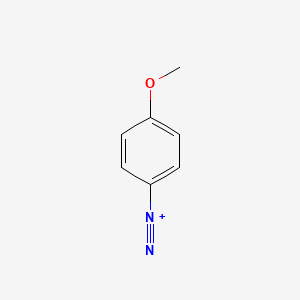 molecular formula C7H7N2O+ B1197204 4-Methoxybenzenediazonium 