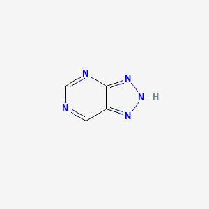 molecular formula C4H3N5 B1197216 8-氮杂嘌呤 CAS No. 273-40-5