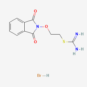 2-((1,3-Dioxoisoindolin-2-yl)oxy)ethyl carbamimidothioate hydrobromide