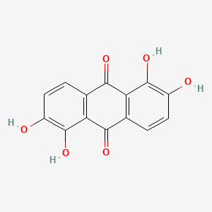 molecular formula C14H8O6 B1197226 1,2,5,6-四羟基蒽醌 CAS No. 632-77-9