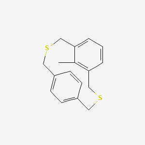 ME-3,11-Dithia-tricyclo(11.2.2.1(5,9))octadeca-1(16),5,7,9(18),13(17),14-hexaene