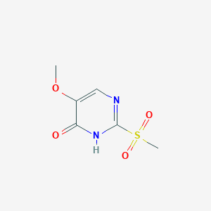 5-Methoxy-2-(methylsulfonyl)pyrimidin-4(3h)-one