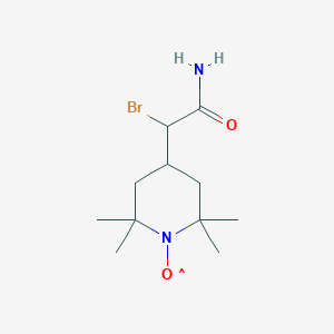molecular formula C11H20BrN2O2 B1197262 Tempo 4-溴乙酰胺 CAS No. 24567-97-3
