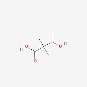 molecular formula C6H12O3 B1197264 3-Hydroxy-2,2-dimethylbutanoic acid CAS No. 29269-83-8