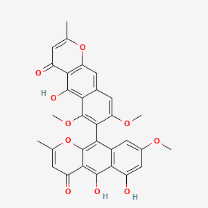 molecular formula C31H24O10 B1197265 Aurasperone D CAS No. 67924-64-5