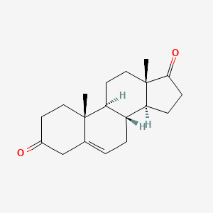 molecular formula C19H26O2 B1197268 Androst-5-ene-3,17-dione CAS No. 571-36-8