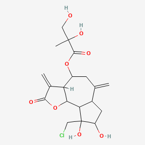 molecular formula C19H25ClO8 B1197272 Chlorohyssopifolin E CAS No. 54278-80-7