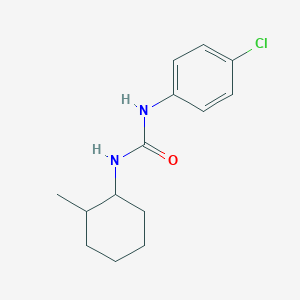 molecular formula C14H19ClN2O B11972777 N-(4-Chlorophenyl)-N'-(2-methylcyclohexyl)urea CAS No. 303092-03-7