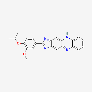 2-(4-Isopropoxy-3-methoxyphenyl)-1H-imidazo[4,5-b]phenazine