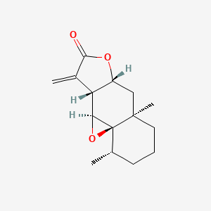 molecular formula C15H20O3 B1197284 5α-环氧艾兰托内酯 