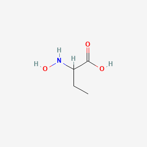 molecular formula C4H9NO3 B11972882 2-(hydroxyamino)butanoic Acid CAS No. 16603-40-0