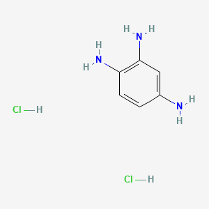 molecular formula C6H11Cl2N3 B1197292 1,2,4-苯三胺二盐酸盐 CAS No. 615-47-4
