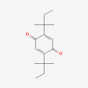 molecular formula C16H24O2 B1197295 2,5-二叔戊基醌 CAS No. 4584-63-8