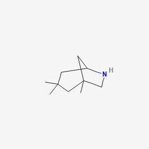 B1197302 1,3,3-Trimethyl-6-azabicyclo[3.2.1]octane CAS No. 53460-46-1