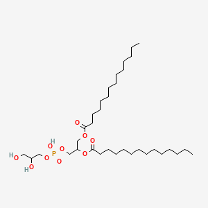 molecular formula C34H67O10P B1197305 二肉豆蔻酰磷脂酰甘油 CAS No. 61361-72-6