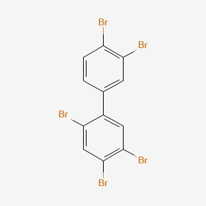 molecular formula C12H5Br5 B1197306 2,4,5,3',4'-Pentabromobiphenyl CAS No. 67888-97-5