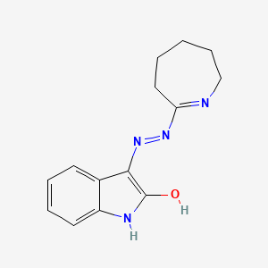 3-(Azepan-2-ylidene-hydrazono)-3H-indol-2-OL