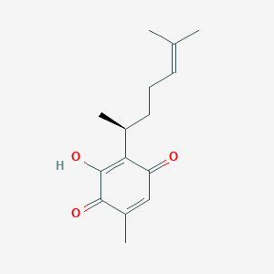 molecular formula C15H20O3 B1197351 刚性酮 
