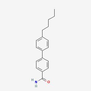 molecular formula C18H21NO B11973567 [1,1'-Biphenyl]-4-carboxamide, 4'-pentyl- CAS No. 67613-13-2