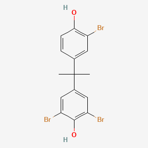 molecular formula C15H13Br3O2 B1197362 三溴双酚 A CAS No. 6386-73-8