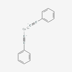 molecular formula C16H10Cu B11973637 Bis(phenylethynyl)copper CAS No. 62374-50-9