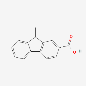 molecular formula C15H12O2 B11973822 9-methyl-9H-fluorene-2-carboxylic Acid CAS No. 1022-23-7