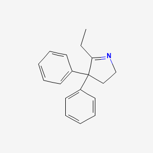 5-Ethyl-3,4-dihydro-4,4-diphenyl-2H-pyrrole