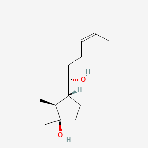 molecular formula C15H28O2 B1197414 环杆二醇 CAS No. 28834-06-2