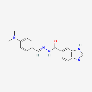 N'-(4-(Dimethylamino)benzylidene)-1H-benzimidazole-6-carbohydrazide