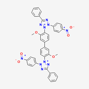 molecular formula C40H30N10O6+2 B1197430 硝基蓝四唑 CAS No. 7695-60-5