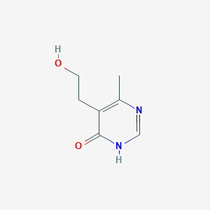 molecular formula C7H10N2O2 B11974336 1,6-Dihydro-5-(2-hydroxyethyl)-4-methyl-6-oxopyrimidine 